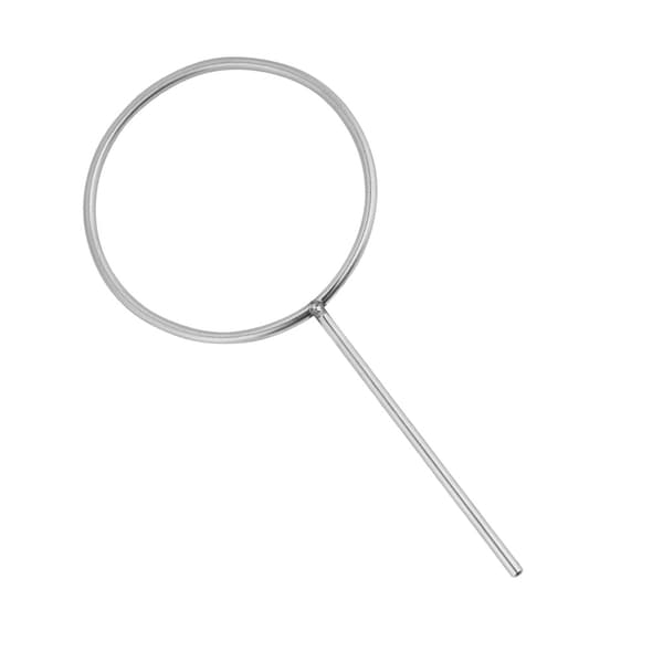 160 mm laboratorie lukket ringklemme støttefod i rustfrit stål