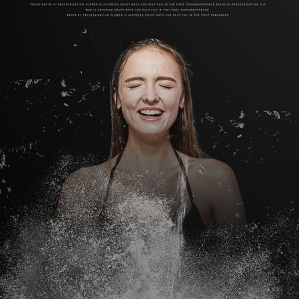 300-håls högtryckshandhållen rektangulär duschmunstycke, vattenbesparande badrumstillbehör med rörfäste