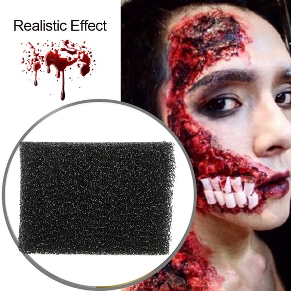 Halloween jul Special FX blod ar stubbeeffekter sår makeup stipple svamp 02