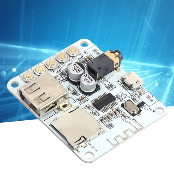 Trådløs Bluetooth 5.0 Stereo Forstærkermodul med USB/TF MP3 WMA WAV FLAC Dekoder