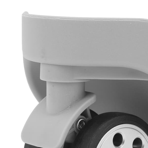 1-pack ljusgrå bagagehjul, multifit-hjulkit, tysta och robusta vagnshjul för resväskor
