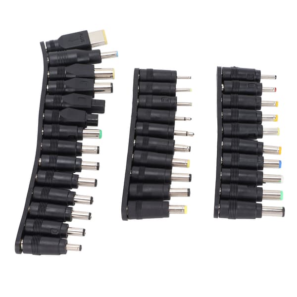 34-pack DC-strömkontakter 5,5 mm x 2,1 mm universell laddningsadapter för bärbar dator, datortillbehör