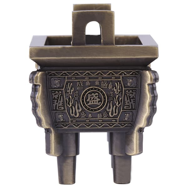 1 stk. Mini Multifunktionel Røgelsespindbrænderholder Røgelseskar til Hjemmekontor Hotel (Bronze)