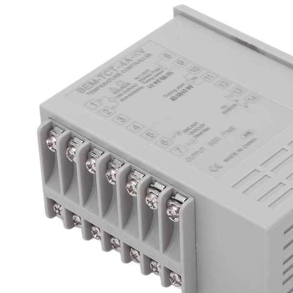 PID Temperaturregulator 7-segment LED Termostat Regulator, AC 100-240V, Industrielt Udstyr