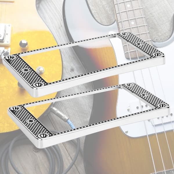 Elgitarr Humbucker Pickup Monteringsring, Metall Monteringsring för Gitarrdelar Tillbehör