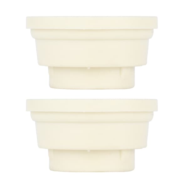 2-pack gummistopp för poolstegar, reservsäkerhetspluggar 6x3,9x3,3cm, pooltillbehör
