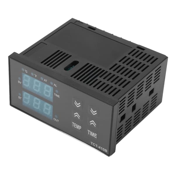 Termostatstyring 2-i-1 Digital Display Timer til Varmepresse 100-240V