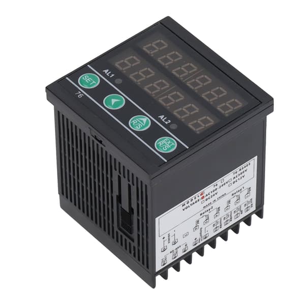 BERM 6-cifret multifunktionstæller, industriel LED-display timermåler til samlebånd, 100-240VAC