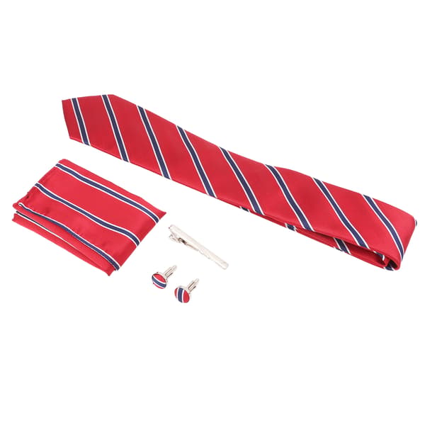 Herre slips klassisk stribet polyestergarn let at matche garanterer holdbarhed herreslips til forretning
