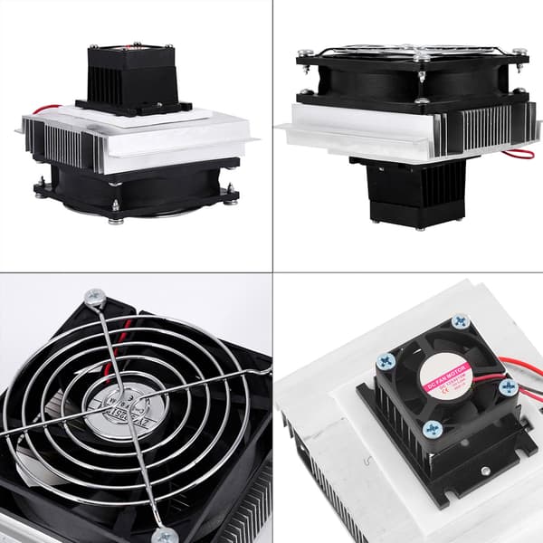 Termoelektrisk Peltier kølermodul 12V 6A kølesæt til gør-det-selv køleprojekter