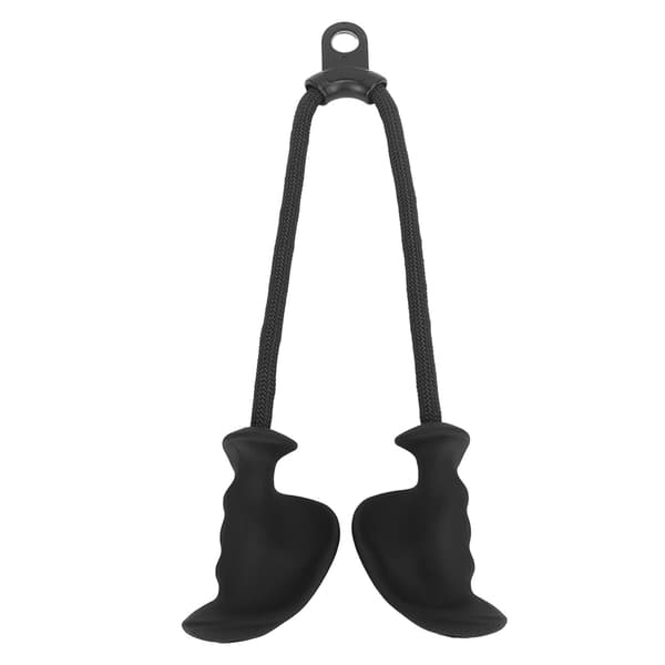 Dubbeländad Triceps Pulldown Rep TPE Nylon 60cm Kabelmaskin Tillbehör för Pushdown & Core Crunch Hemmagym 1st