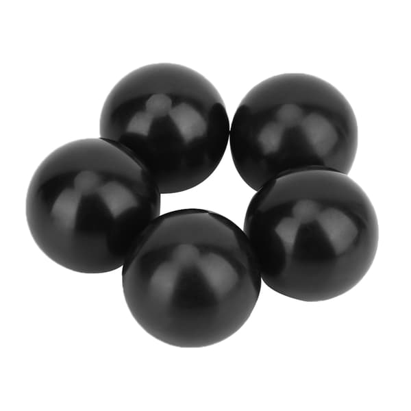 5 stk. sorte runde plastgreb M10x35mm reservedele til værktøjsmaskiner