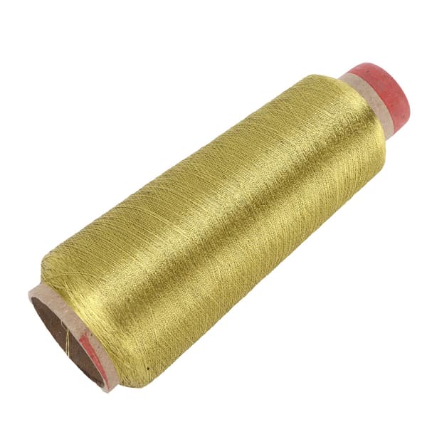 Sytråd Slidstærkt Husholdningspolyestergarn til DIY Broderimaskineprojekt (Guld)