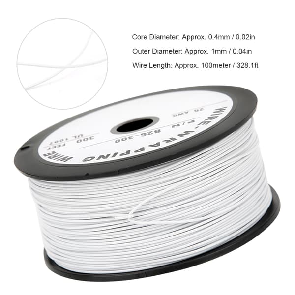UL1007 Anslutningskabel 26AWG Förtent Koppar 100m Flygkabel