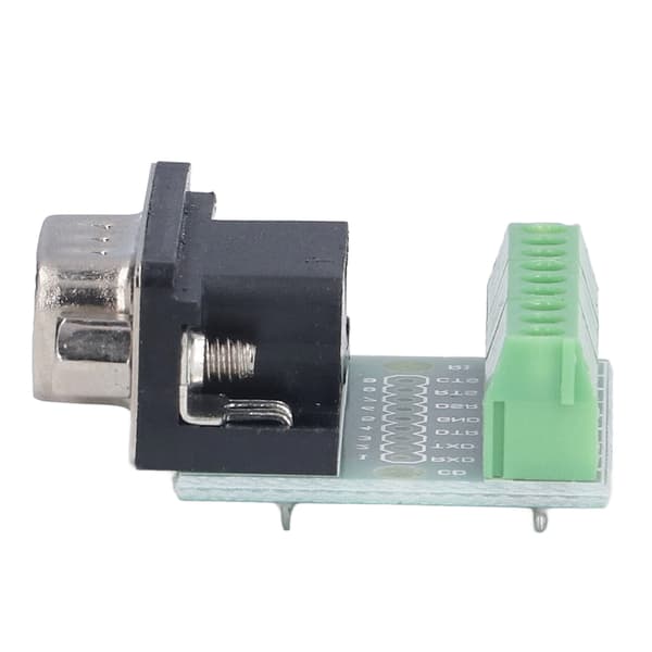 DB9 Han til Skrueterminal 9P Adapterkort til RS232 RS485 Seriel Forbindelse