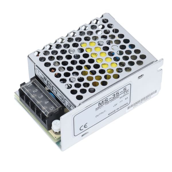 LED Driver 100-240VAC 35W Aluminium Strømforsyning MS-35-5 til LED Strips
