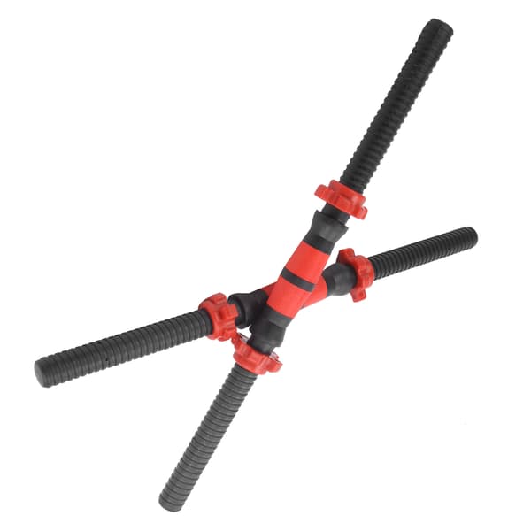 50 cm hantelstänger med 4 låskragar, viktstång för hemmaträning