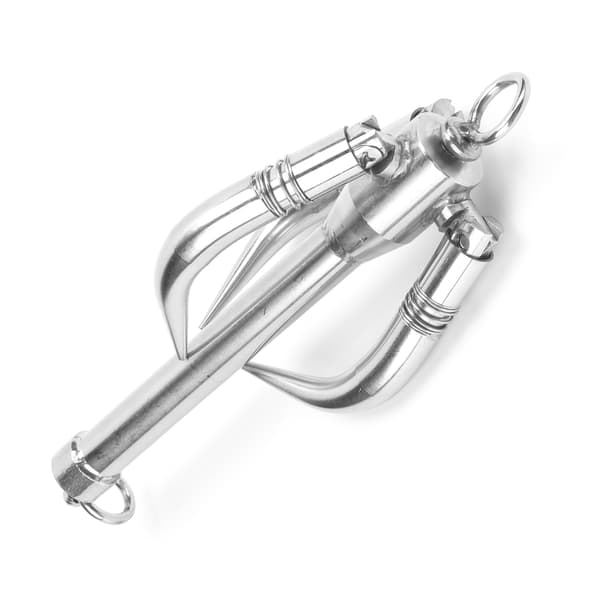 Sammenklappelig Grapnel Anker Triple Grip 316 Rustfrit Stål Hardware til Båd Yacht Tømmerflåder Kanoer