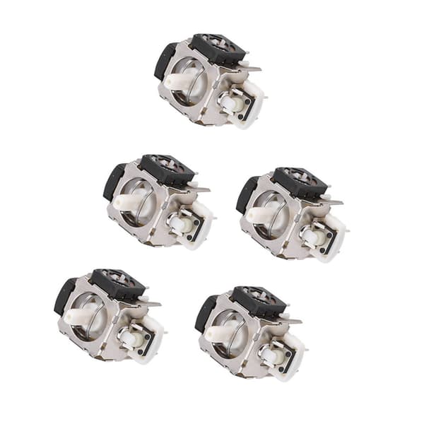 5 sæt ABS analog stick 3D joystick reparationsdele til Xbox 360 trådløs controller 2,6x2,4x2,1 cm