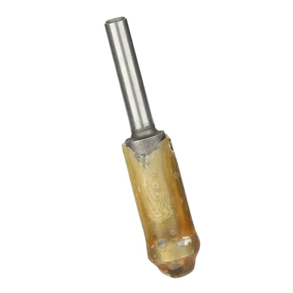1/4\" suora jyrsinterä laakerilla 12mm, puuntyöstökarbidi