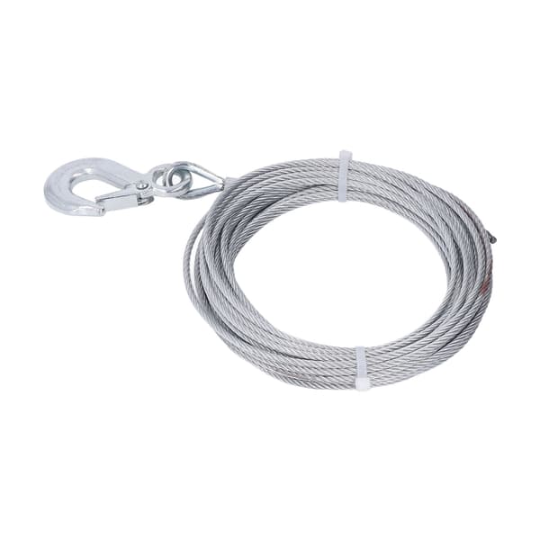 Spilwire 4mmx12m Kabel 2000LBS Styrke Rustfrit Stål Galvaniseret Erstatning