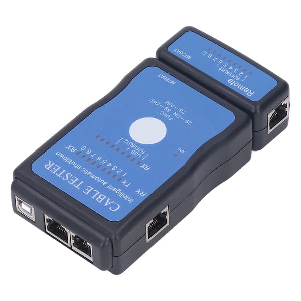 Ethernet-kabeltester, multifunktionel intelligent split-type håndholdt POE-netværkstester til RJ45