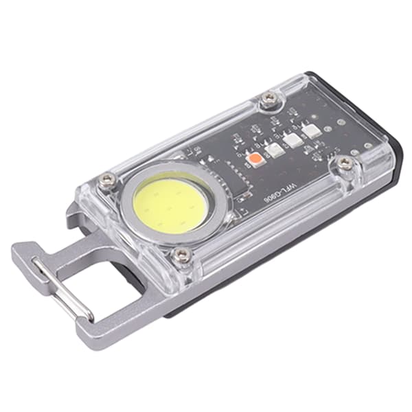 Genopladelig Mini COB Arbejdslampe med Magnetisk Krog & Flaskeåbner - 8 Tilstande