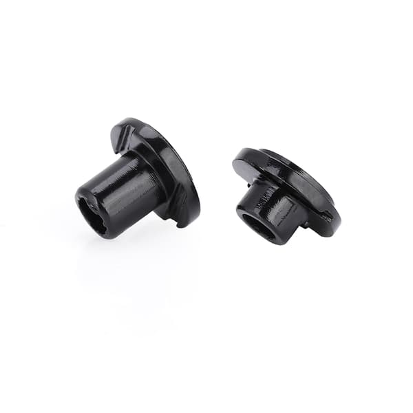 2-pack 5 mm 7,8 mm stränghållare med skruvar för elgitarrdelar (svart)