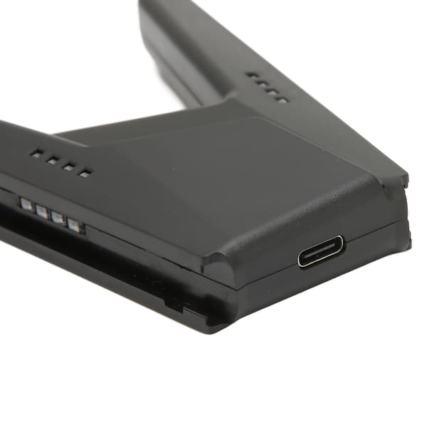 Joy-Con-kahva ergonominen pidike Nintendo Switch -käsikonsolille, mukavuuskahva, musta