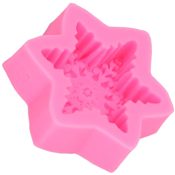 Fondantforme 3D Snefnug Premium Materiale Holdbar Nonstick Elastisk Udbredt Silikoneforme til Kage Chokolade Slik
