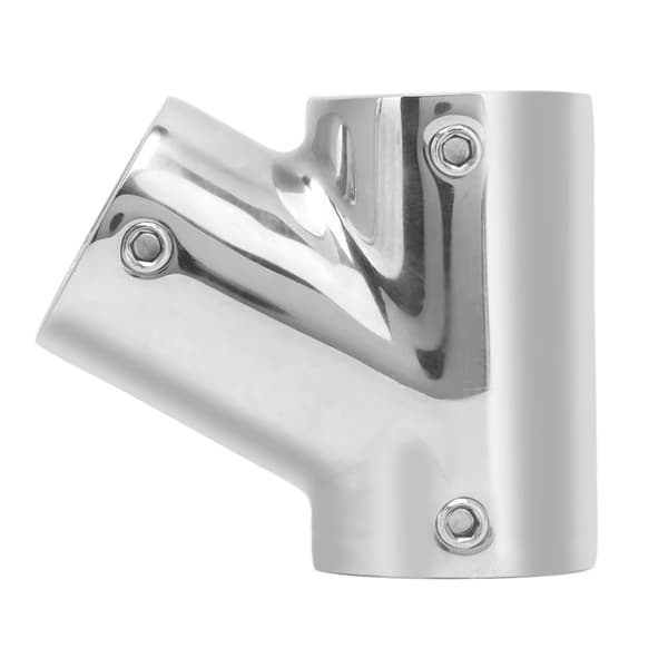 Rustfrit Stål 60° 3-Vejs Bådgelænderbeslag, 22mm (7/8\") Rørforbinder, Marine Dæk Tilbehør