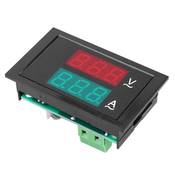 DL85-2042 Dobbelt Display AC Voltmeter Amperemeter 80-300V 0-100A Panelmåler