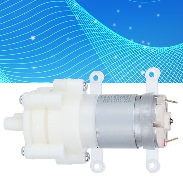 365 DC 6-12V Mini Akvarium Membranpump, Elektrisk Vattenluftpump för Akvarium