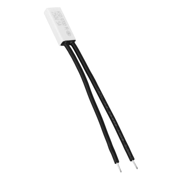 10 stk. KSD9700 Termisk afbryder NEJ Plastsonde 55°C Overophedningsbeskyttelse