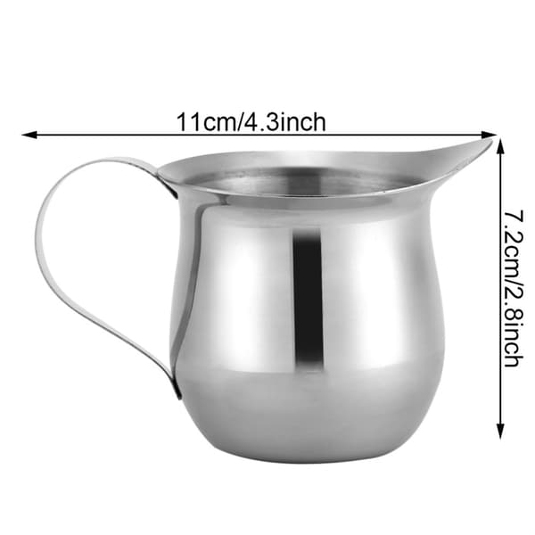 240 ml mælkeskummerkande i rustfrit stål, alsidig latte art kaffekop