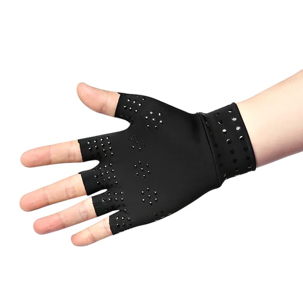 Gigt Anti-ødem Magnetiske Handsker Rheumatoid Håndsmerter Sundhed Kompressionsterapi Sort
