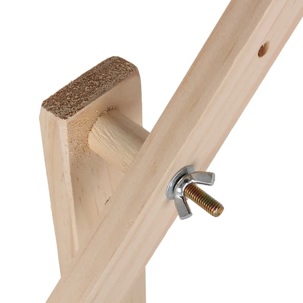 9CT Korsstygnsram Golvstativ Träbroderi Gobelängbågar 50cm