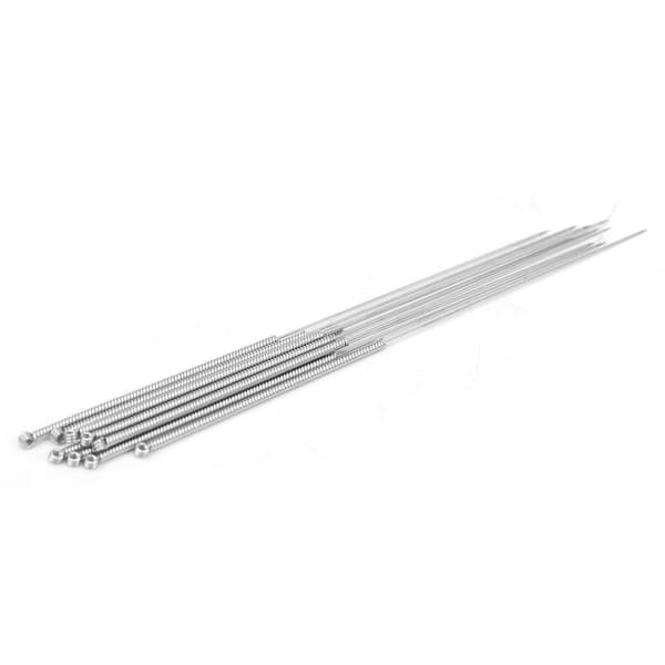 3D-printerdyse-rensesæt, sølvfarvet rustfrit stål, 0,2-0,4 mm 5-delt sæt