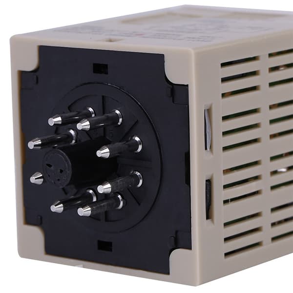 110V AC DH48S-S 0.1s~99t Cyklus Timer Relæ Digitalt Display med Sokkel
