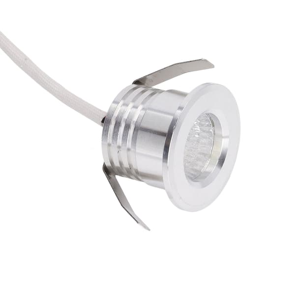 3W Mini COB LED Infälld Spotlight Silver, 3000K Varmvitt Ljus