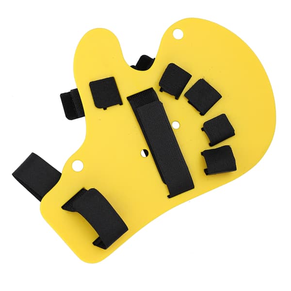 Fingerortos Utökad Typ Fingerbräda Stroke Handsplint Träningsstöd Gul