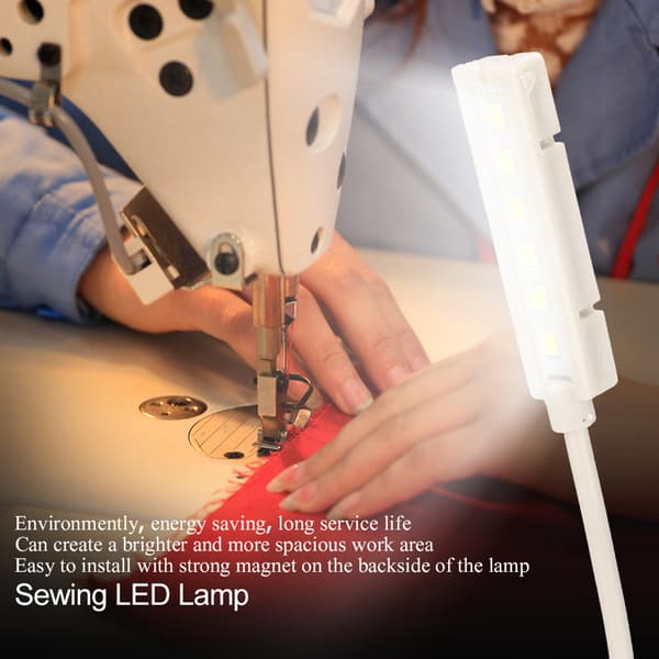 0,5W Symaskinetilbehør LED Arbejdslys Magnetisk Base Bordlampe