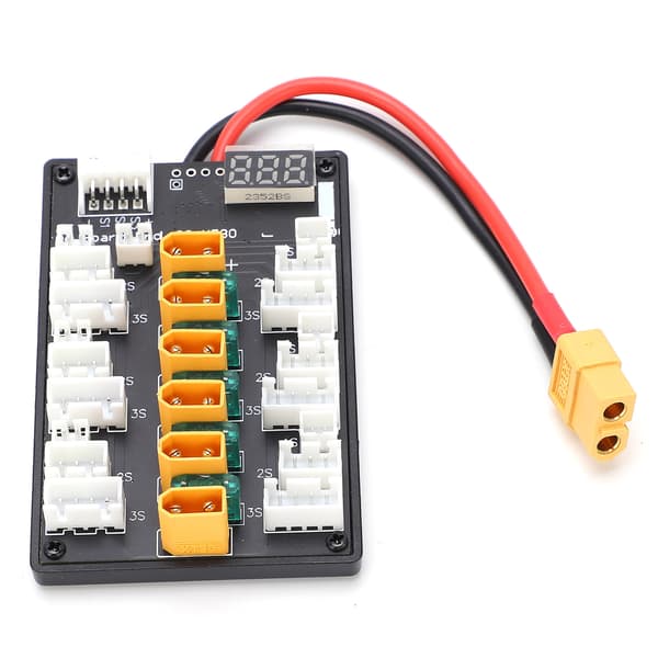 B6 Parallel Opladningskort 1S-3S Silikoneledning JST-adapter til RC LiPo Batteribalanceroplader