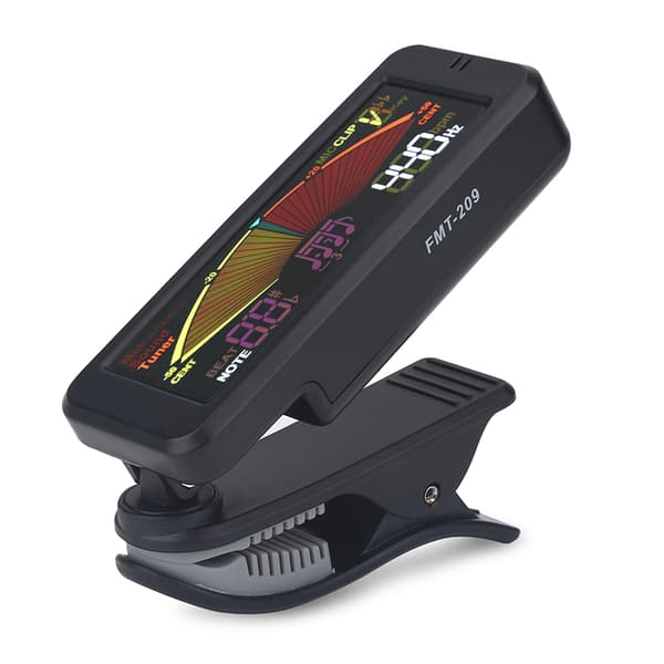 Flanger FMT-209 Digital Stämapparat med Clipfäste Kromatisk Gitarr Bas Ukulele Fiol
