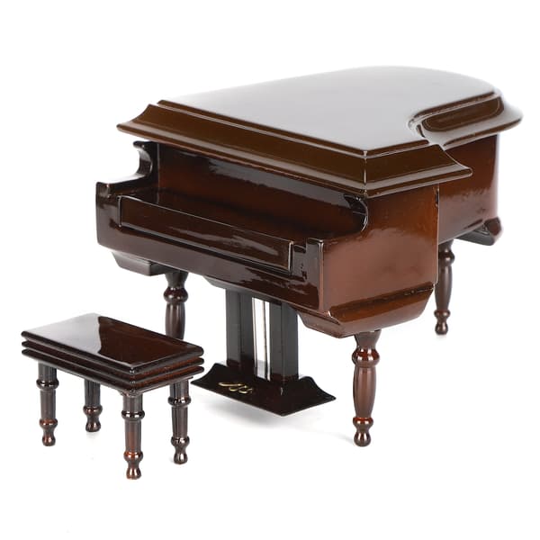 Miniatyrpianomodellprydnader Trämusikinstrument Sovrum Vardagsrum Möbler Dekoration