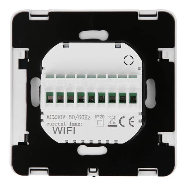 Smart WiFi LCD Termostat til Central AC Fan Coil Enhed, Digital Temperaturregulator, Hvid