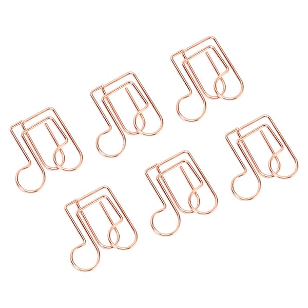 100 stk. papirclips, multifunktionelle, innovative, søde former, rustfri galvaniserede metalclips til dokumentklassificering