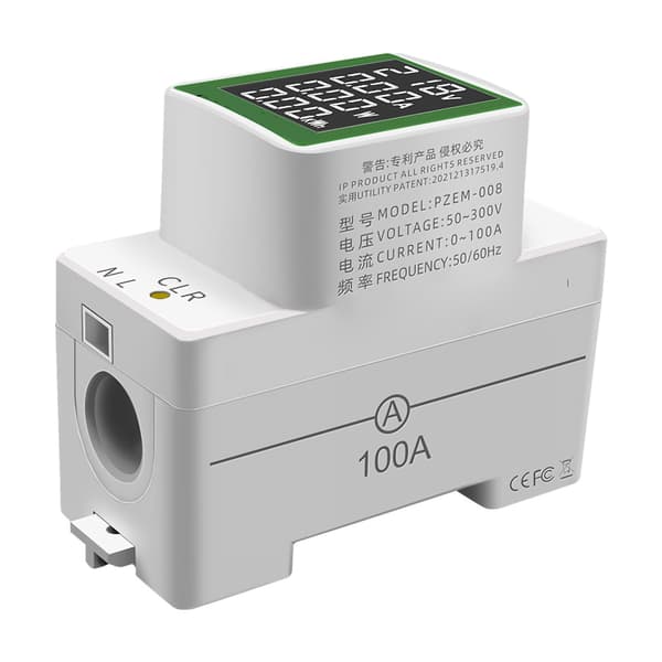 AC 50-300V 100A Digital Multifunktions Voltmeter Amperemeter Tester, Spændingsstrømmåler