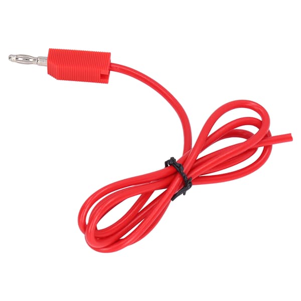 Röda banankontakt testkablar kit 4mm multimeterprober 30VAC-60VDC 19A J.70010