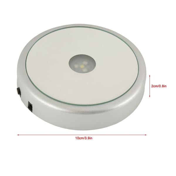 Farverig LED-lys Krystal Display Stand Base #4